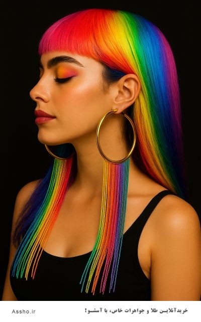 گوشواره آویز فانتزی	